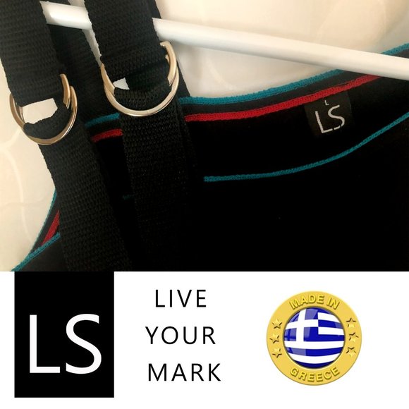 Luxury Unique La Stampa made in Greece Black cargo dress, One shoulder - Picture 5 of 7